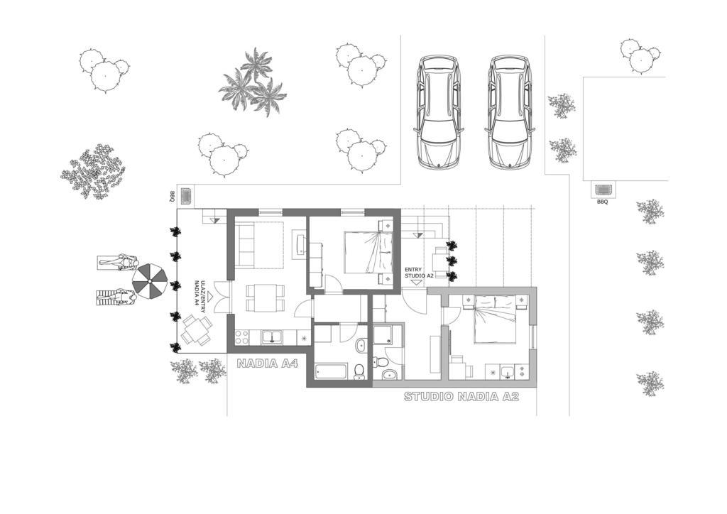 Studio And Apartment Nadia With Garden Poreč Chambre photo